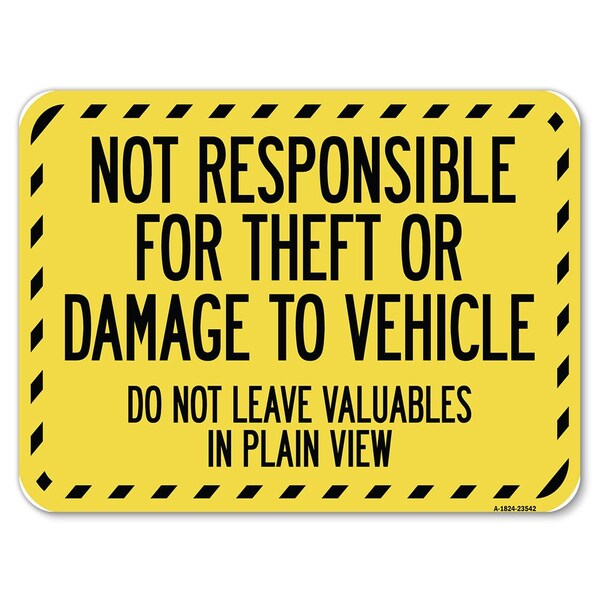 Safety Sign, 18 in Height, Aluminum, 23542